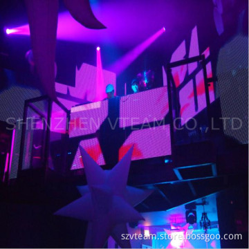 Light-Weight LED Curtain Display for Rental Market